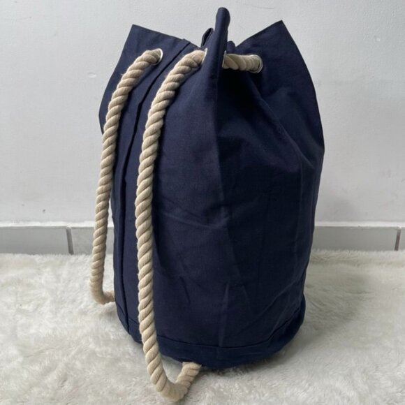 Jean Paul Gaultter Women's Navy Blue Nautical Rope Backpack One Size - Picture 10 of 12